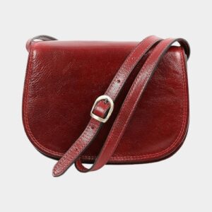 Time Resistance Leather Cross Body Bag